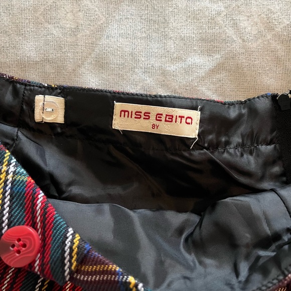 Girls Plaid Skirt Size 8 - Picture 3 of 3